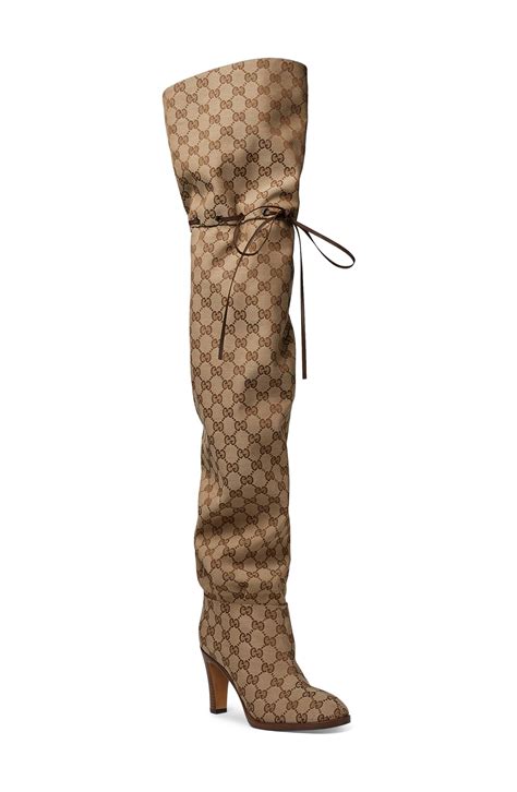 gucci over the knee boots review|Gucci knee high boots price.